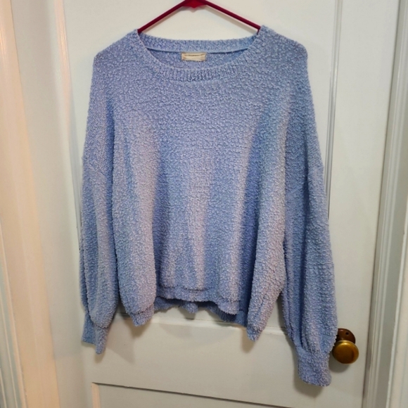 Altar'd State light blue knit sweater - Picture 1 of 6